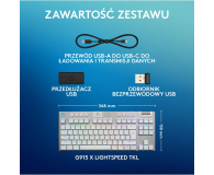 LOGITECH G915 X TKL Lightspeed Tactile biały 920-012737 - 1276180 - zdjęcie 9